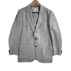 VTG Mavest Blazer Mens Medium Wool Gray Younkers Sportswear Jacket Classic 70s